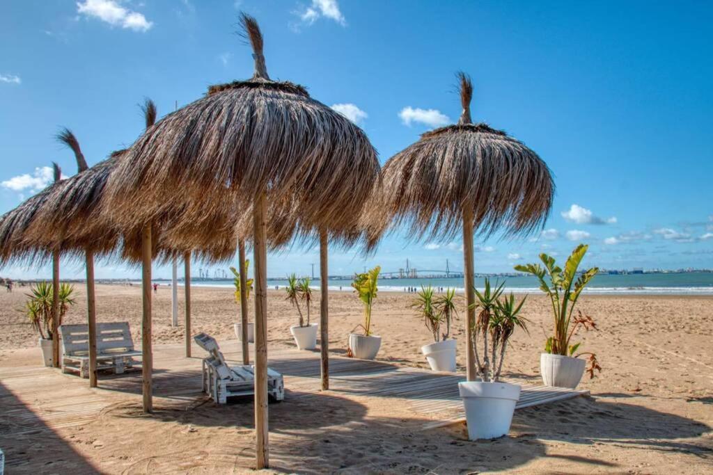 Duplex Centrico Frente A Hotel Monasterio, Playas Y Pinares En Las Proximidades 엘푸에르토데산타마리아 외부 사진